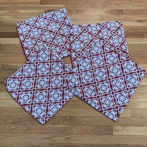 Kohl’s Embroidered Throw Pillow Covers Set of 4